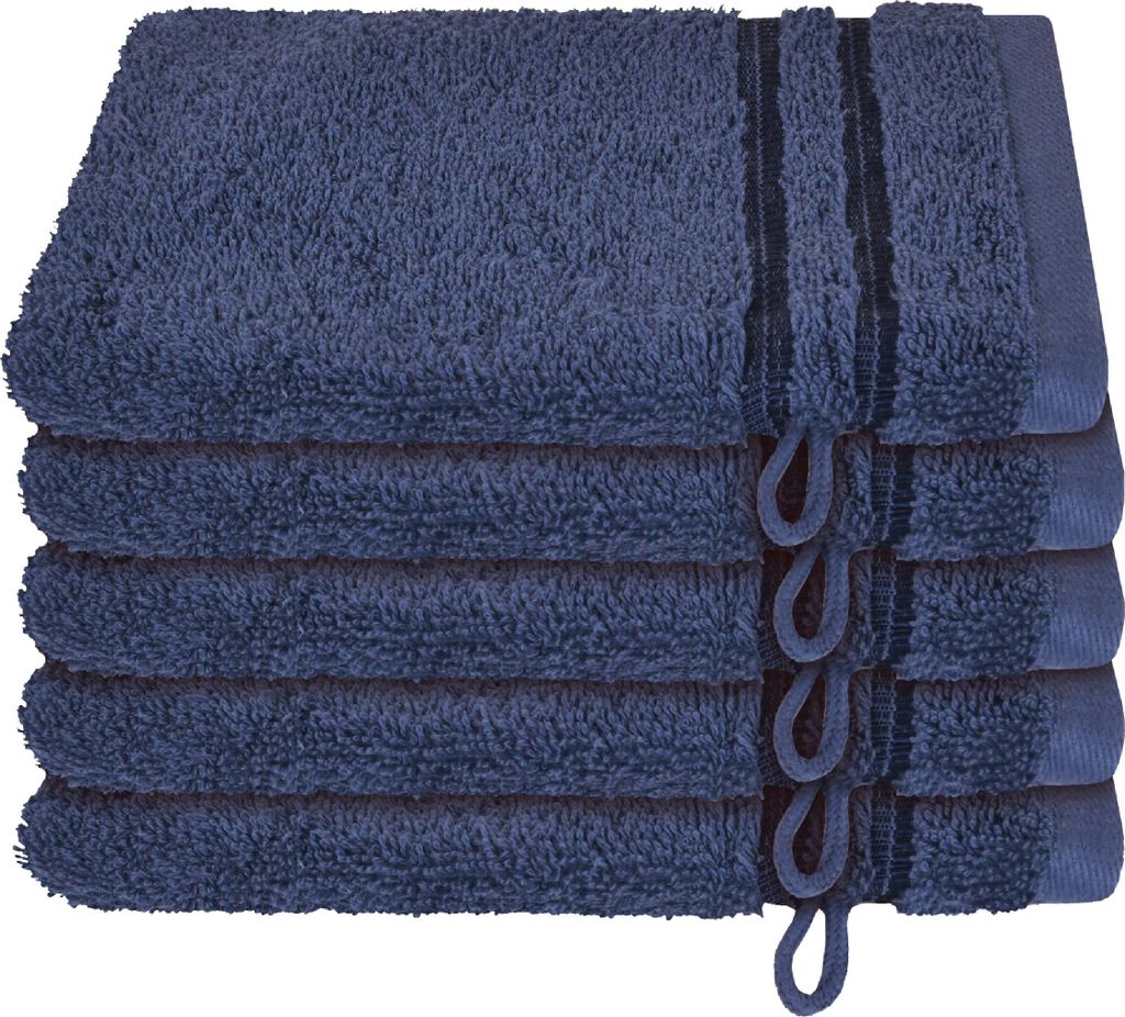 Schiesser Frottier Waschhandschuh Milano im 5er Set | 100% Produktbild 