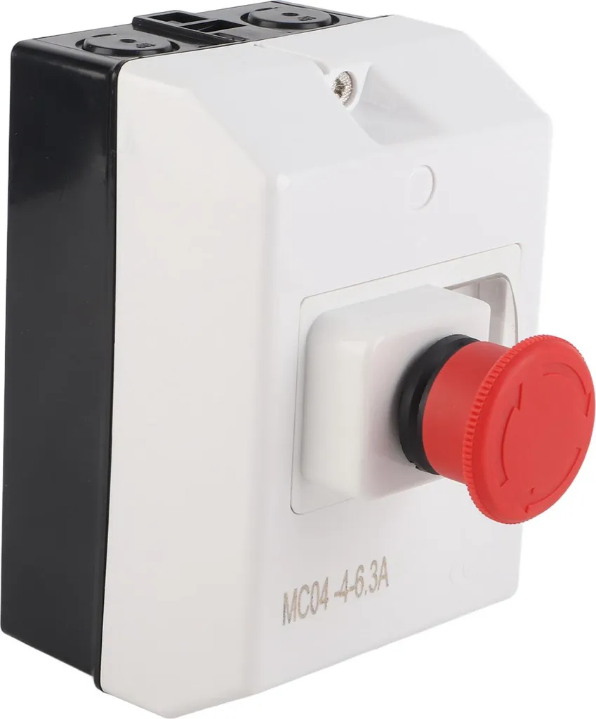 Disjoncteur moteur étanche 4-6.3A triphasé avec coupure de sécurité