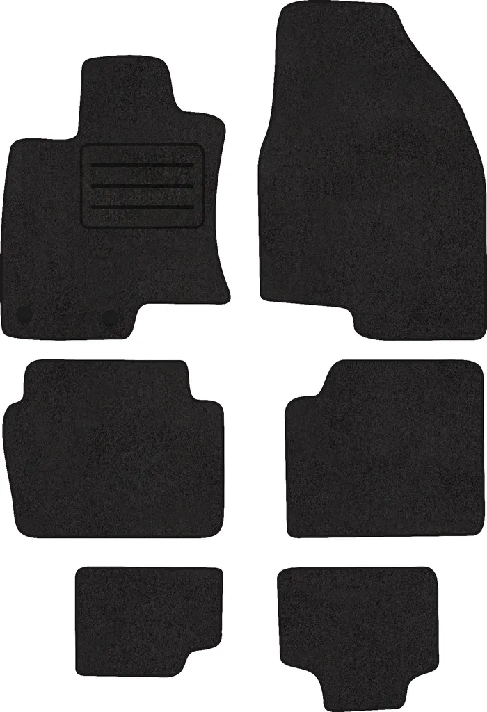 BLM]NI015 Blu - Set Di Tappetini In Velluto Adatti Per Nissan Qashqai I 2007 2012 Finiture Blu 87420505