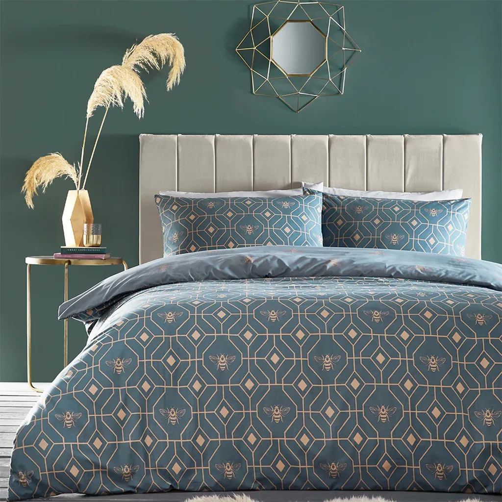 Linge de lit moderne pour chambre parentale Furn Bee Deco Superking