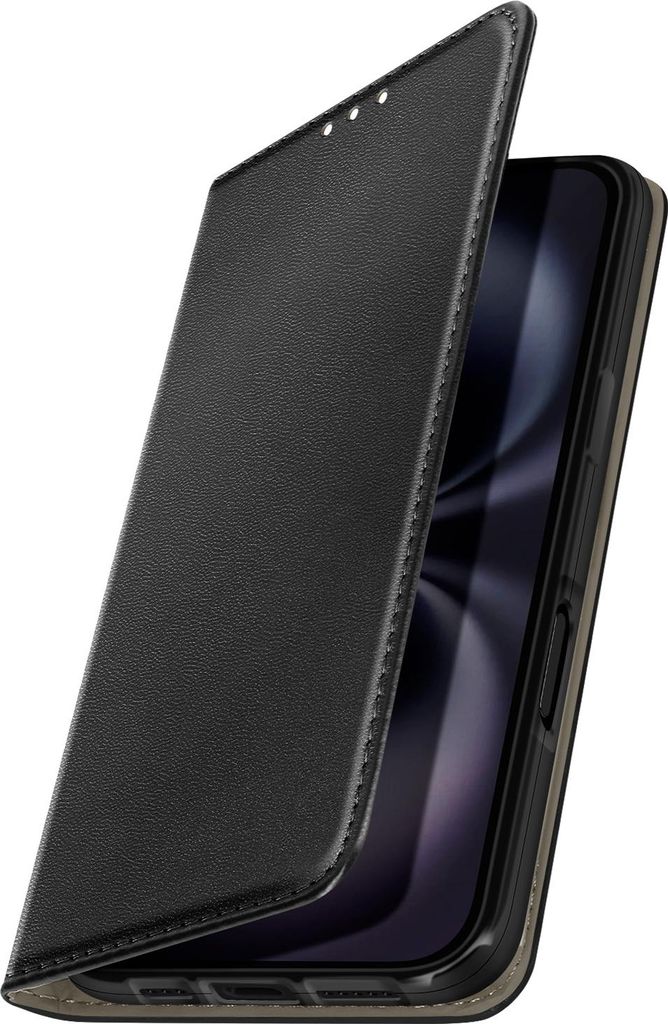 Avizar, Portemonnaie-Etui für iPhone 17 Kartenfach und Video Standfunktion, Schwarz