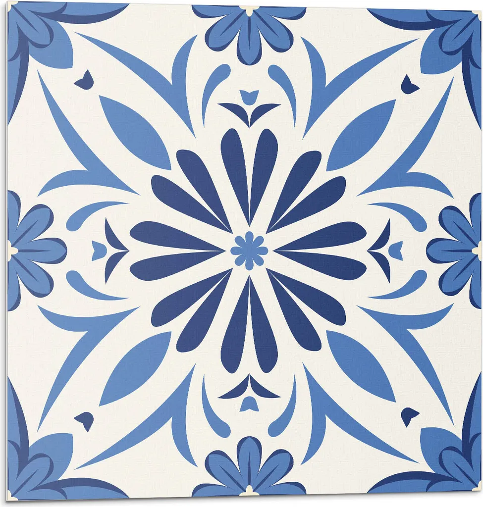 Pannelli PVC Autoadesivi 3D Floreali 20 Pezzi 20x20 cm per Interni
