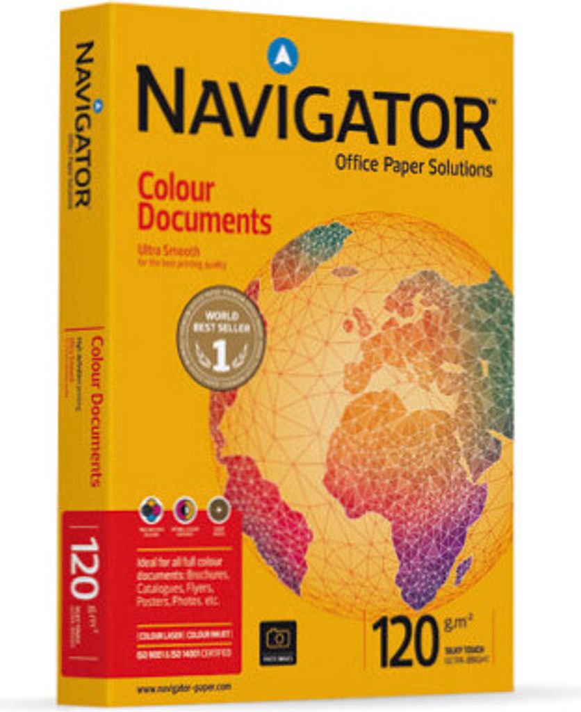 Navigator COLOUR DOCUMENTS Druckerpapier A3 (297x420 mm) Matte 500 Blätter Weiß