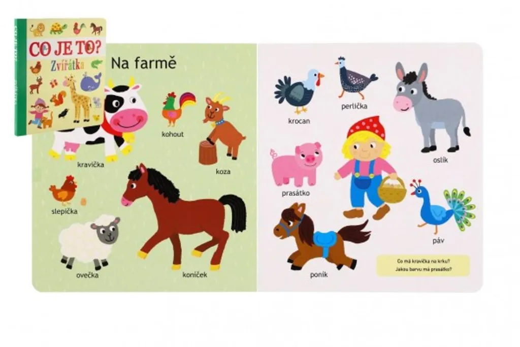 Jeu Éducatif Co Je To Zvířátka - Premier Imagier des Animaux pour Enfant
