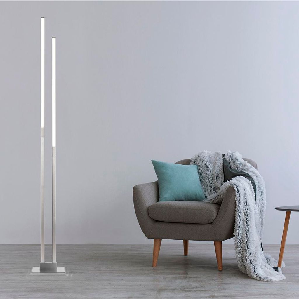 MeLiTec LED Stehlampe Wohnzimmer, WiFi Stehlampe Dimmbar, Alexa und Google Assistant,Szenenmodi, Musikmodi, DIY-Modus, Schlafzimmer, Gaming