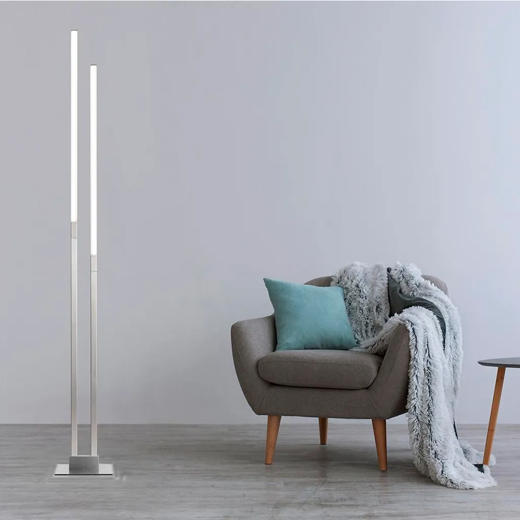 MeLiTec Smart LED Floor Lamp WiFi - RGBIC, Music Sync & Voice Control
