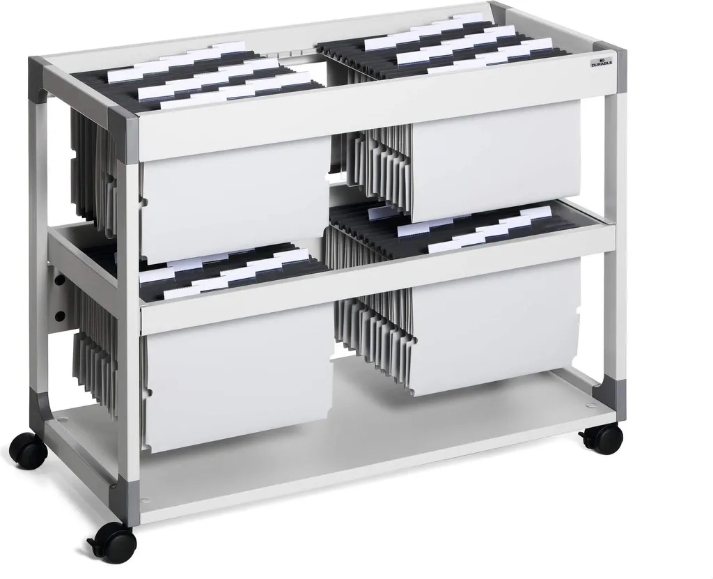 Classement de Bureau : Solution Anti-Désordre avec Chariot à Dossiers - 9