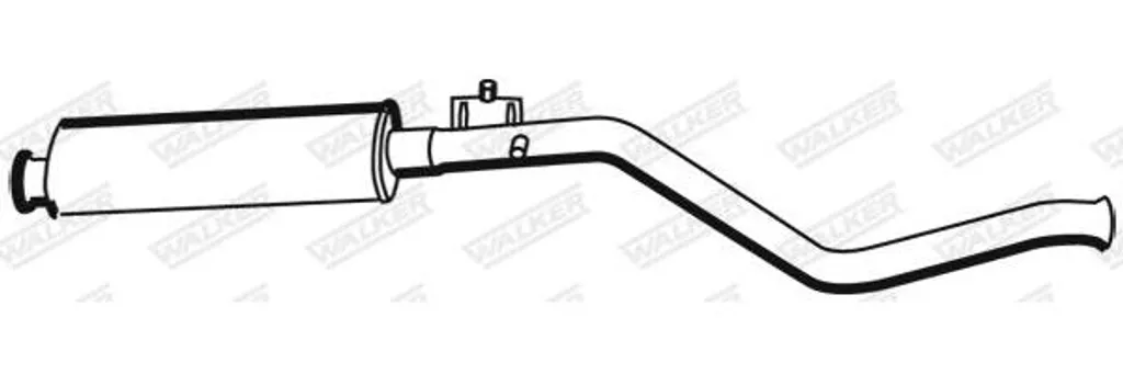 Supprimer Bruit Échappement Peugeot 306 via Silencieux Walker 19564 OE