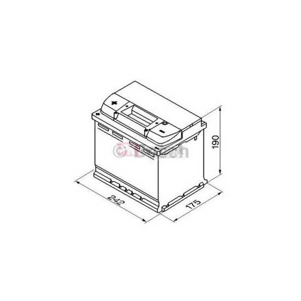 Bosch S5A05 Batterie Auto AGM 60Ah 680A – Start/Stop, Technologie Avancée, Longue Durée De Vie, Sans Entretien Pour Véhicules Modernes