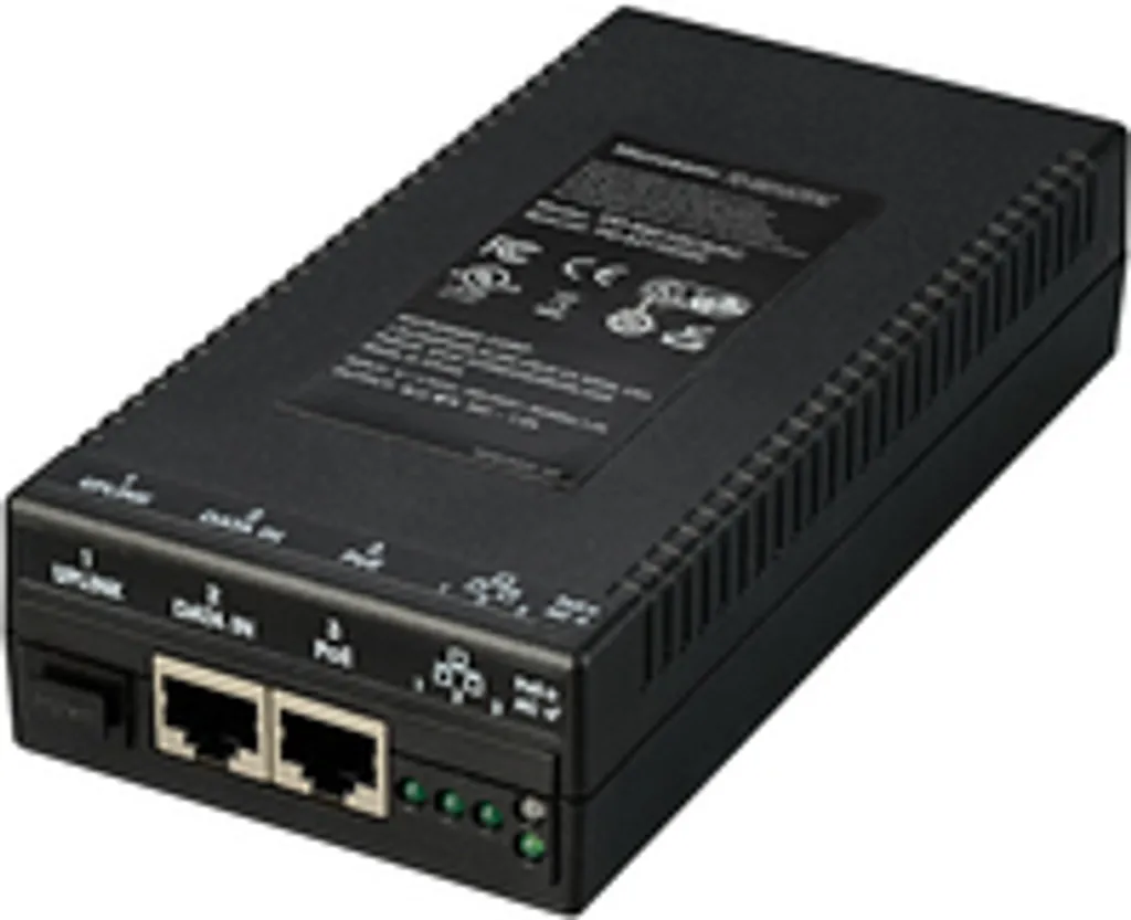 Injecteur PoE pour borne Wi-Fi Gigabit Microchip PD-9501GCS/AC-EU