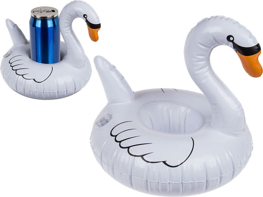 Getränkedosen Halter Aufblasbar Form Schwan Rest Produktbild 