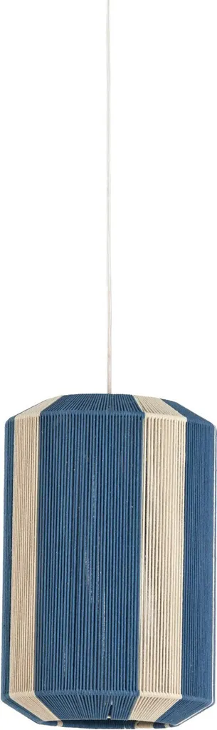 Lampada a Sospensione Kozana Light & Living Blu Tessile E27 | Arredo Boho