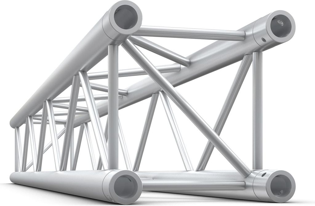 Milos Pro-30 Square G Truss - Straight - Heavy Duty QTVU500 - 500 mm - heavy duty - silver - G