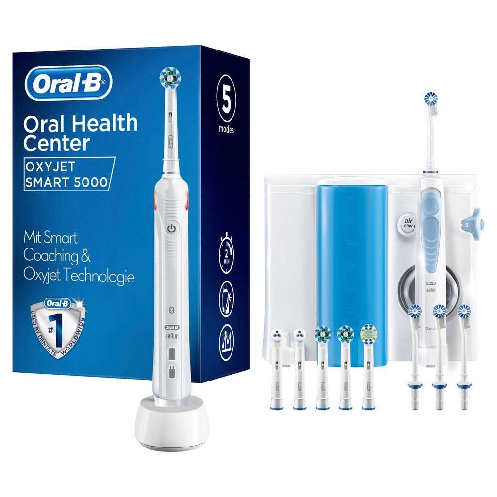 Braun Oral-B PRO 700 Zahnpflegesystem mit Elektrischer Zahnbürste & Munddusche