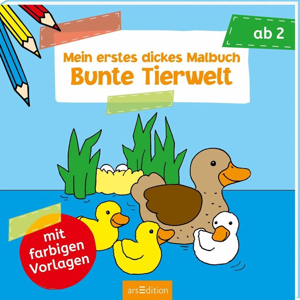 Il mio primo libro da colorare spesso Mondo animale Immagine del prodotto 
