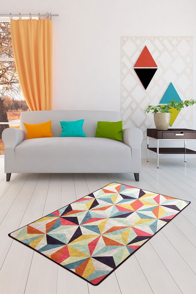 Conceptum Hypnose, Lucky- Lucky SSE, Bunt, Teppichläufer, 60 x 140 cm, 50% Samtgewebe / 50% Polyester