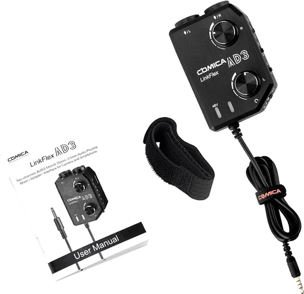 Adaptateur Audio Mixeur XLR vers Jack 3,5mm CoMica LINKFLEX AD3 Pro