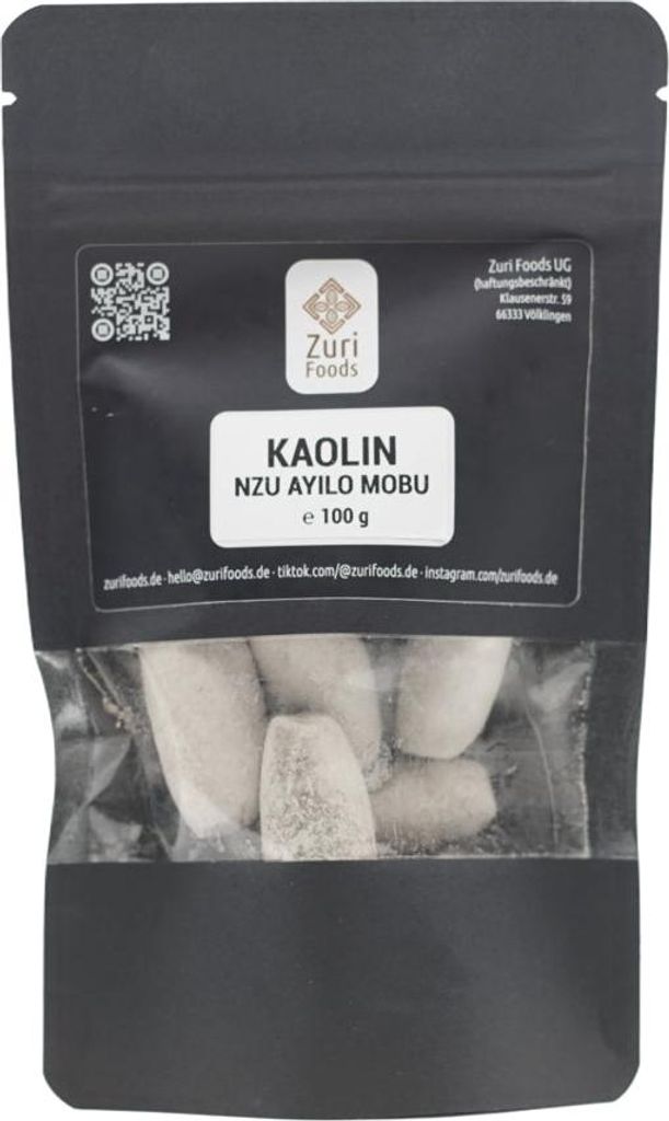 Nzu Ayilo Mobu - Mabele (Kaolin) aus Ghana – 100g Produktbild 