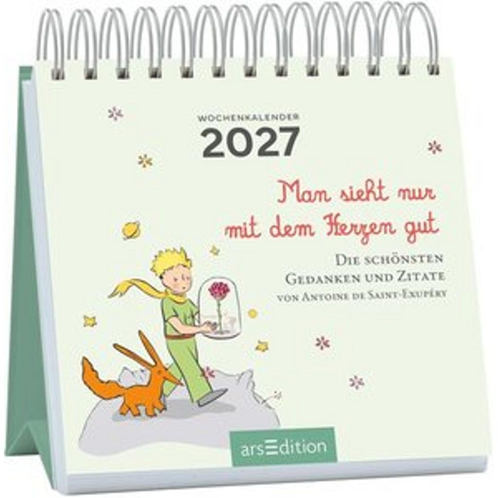Mini týdenní kalendář Malý princ 2027 Obrázek produktu 
