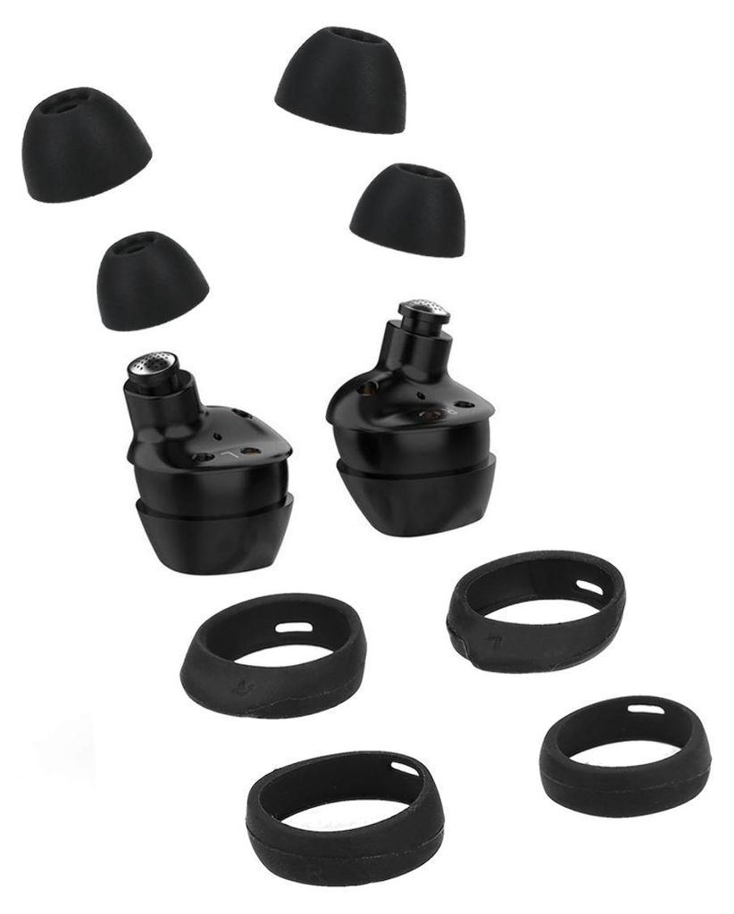kwmobile 4x Ersatzpolster kompatibel mit Samsung Galaxy Buds / Buds Plus - Silikon Ersatz Ohrpolster In-Ear Kopfhörer - Headphones Polster