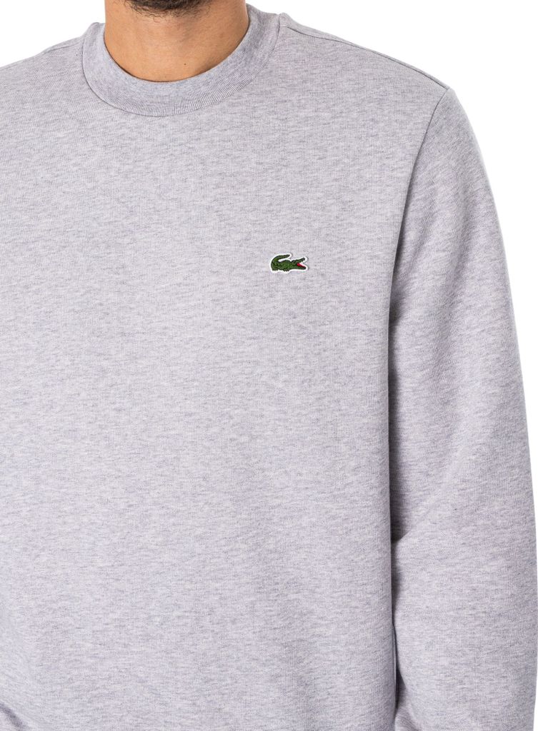 Lacoste Sweatshirt aus gebürsteter Baumwolle, Grau L Produktbild 13