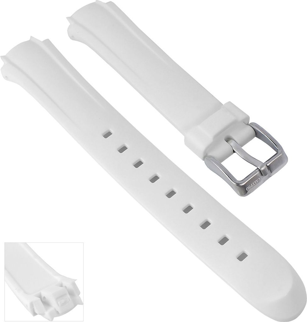 Calypso Watches Uhrenarmband Kunststoff alle Modelle K5692, Farbe:weiss