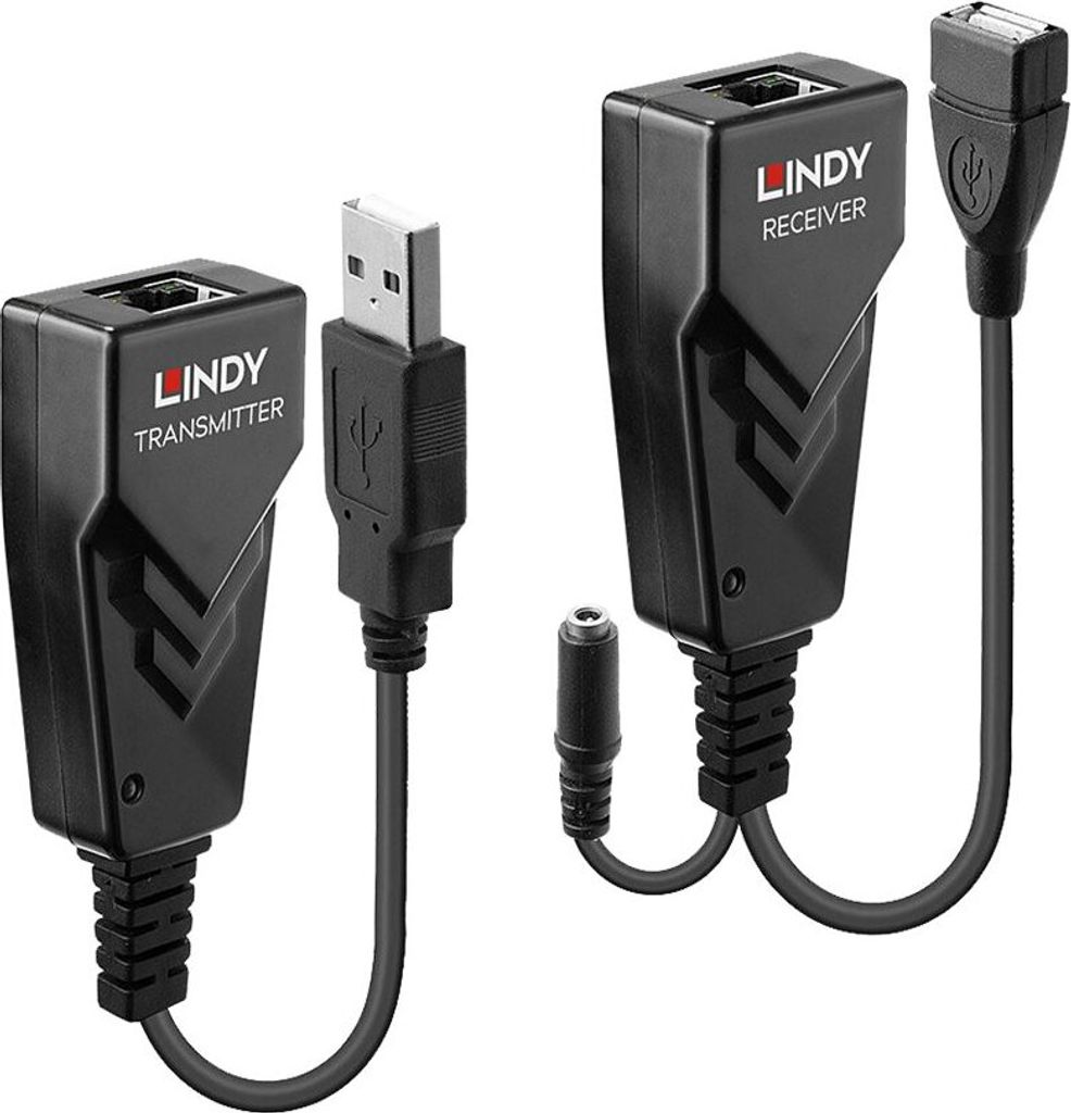 Lindy USB 2.0 Cat.5 Extender - Sender und Empfänger