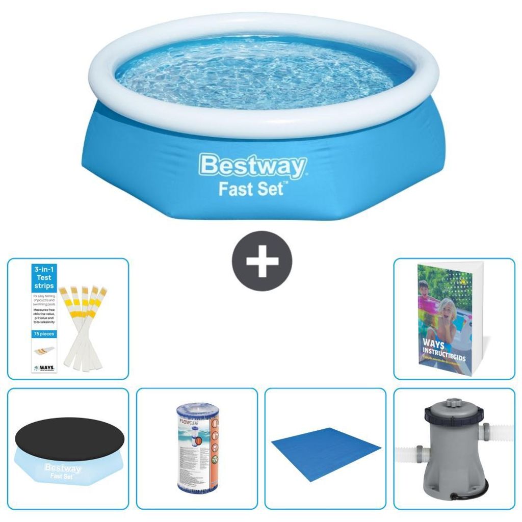 Bestway Fast Set Rund - 244x61 cm - 7-teilig S167