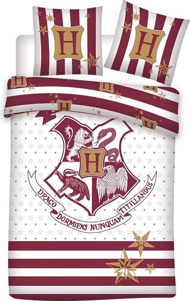 bettwäsche Harry Potter Baumwolle rot 140 x 200 cm Produktbild 1
