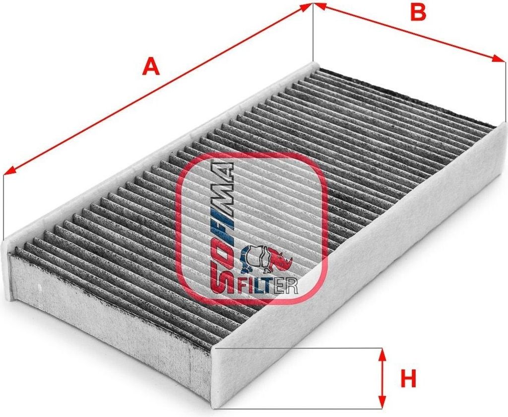 SOFIMA S 4142 CA Innenraumfilter Pollenfilter passend für PEUGEOT 407 SW (6E) Aktivkohle