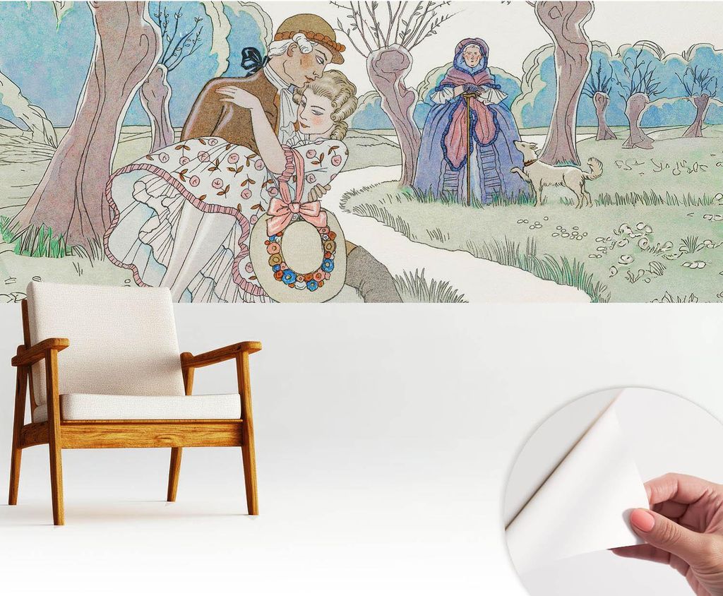 Fototapete selbstklebend - 250x104 cm - Tapete - Wandtapete - Wandbilder - Klebefolie - Dekofolie - Tapete Folie - Wand - Dekoration - Wohnzimmer -...