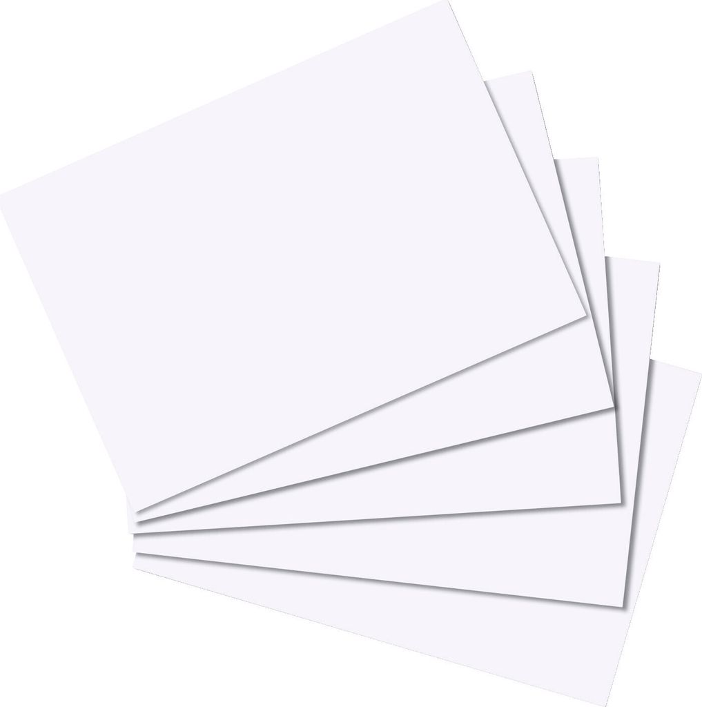 Herlitz 50021406 Herlitz Karteikarte A8 blanko ws hf Image du produit 