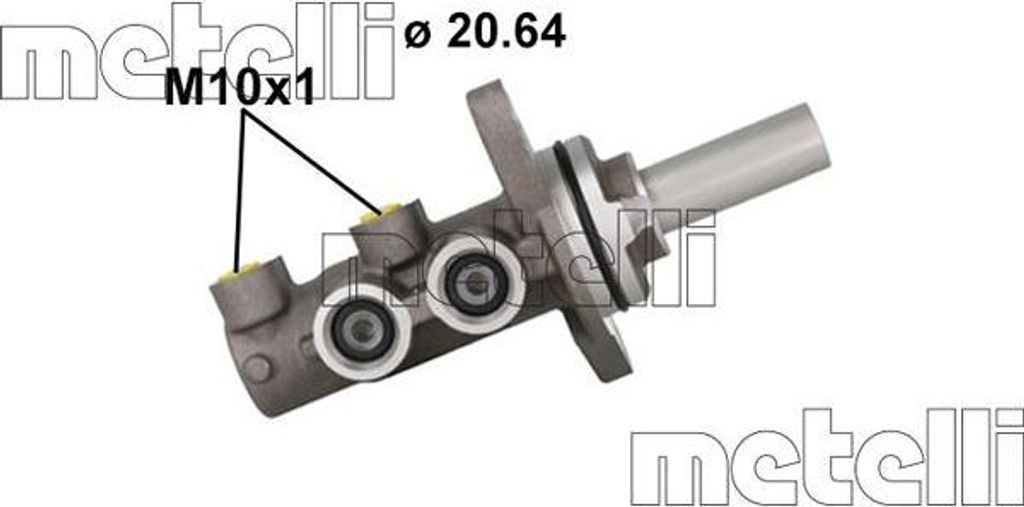 METELLI 05-1161 Hauptbremszylinder OE 4720112A70 kompatibel mit Auris