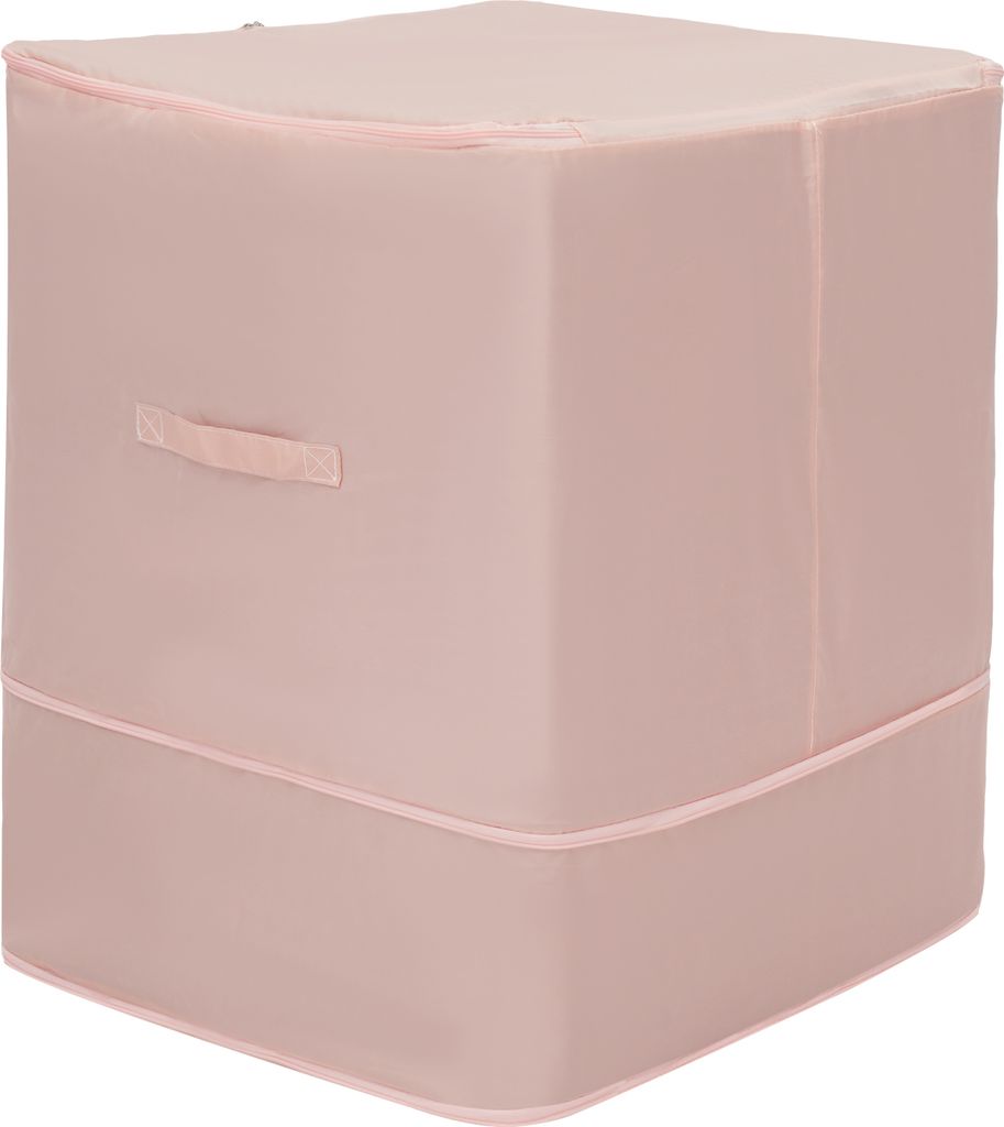 Aufbewahrungstasche Kleideraufbewahrung 54*42*60cm Aufbewahrungboxen für Bettdecken (Rosa)