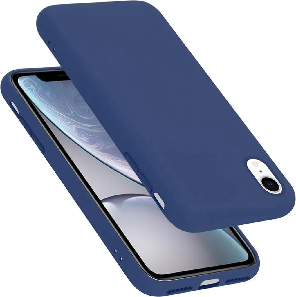 Cadorabo custodia protettiva per Apple iPhone XR custodia in blu telefono cellulare Custodia Cover TPU Etui