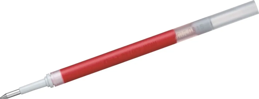 Lot 12 recharges Pentel EnerGel Document LRP7 encre rouge infalsifiable
