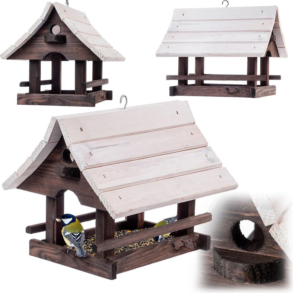 KADAX Mangeoire pour oiseaux à suspendre, mangeoire en Image du produit 