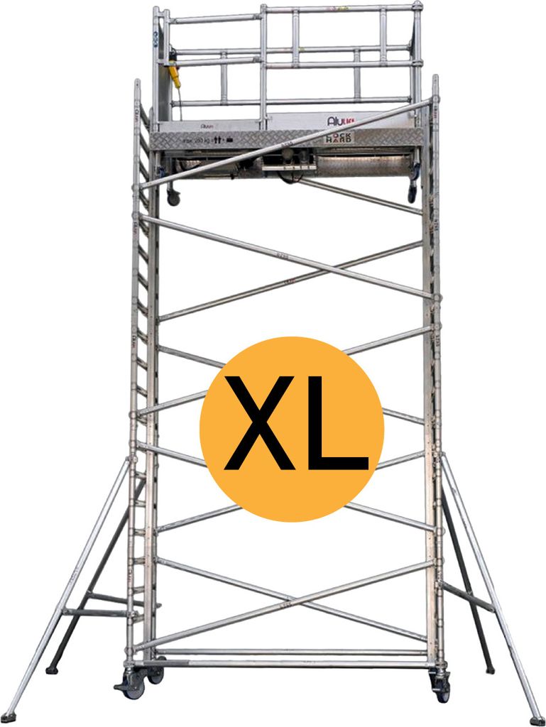 Lockhard Fahrgerüst Alulift XL 1 Meter elektrisch höhenverstellbar