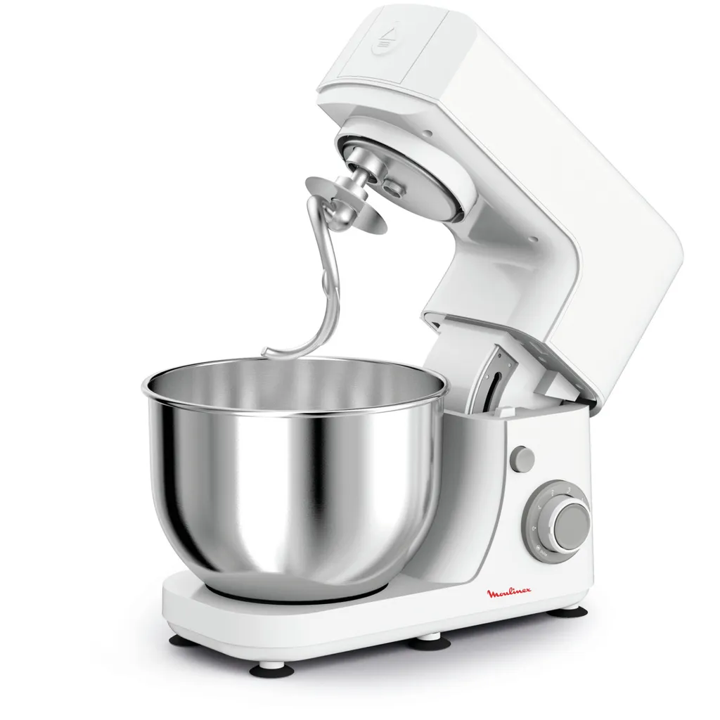 Robot pâtissier Moulinex Masterchef Essential Argent avec Bol Inox