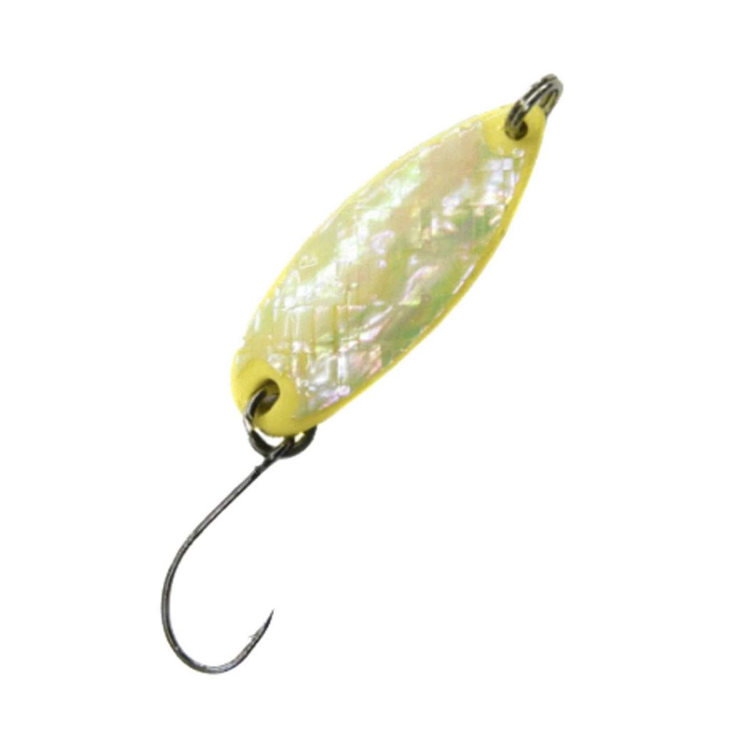 Paladin Trout Spoon perlmuttfarben - Forellenblinker, Gewicht:3.3g, Farbe:perlmuttfarben-hell/creme