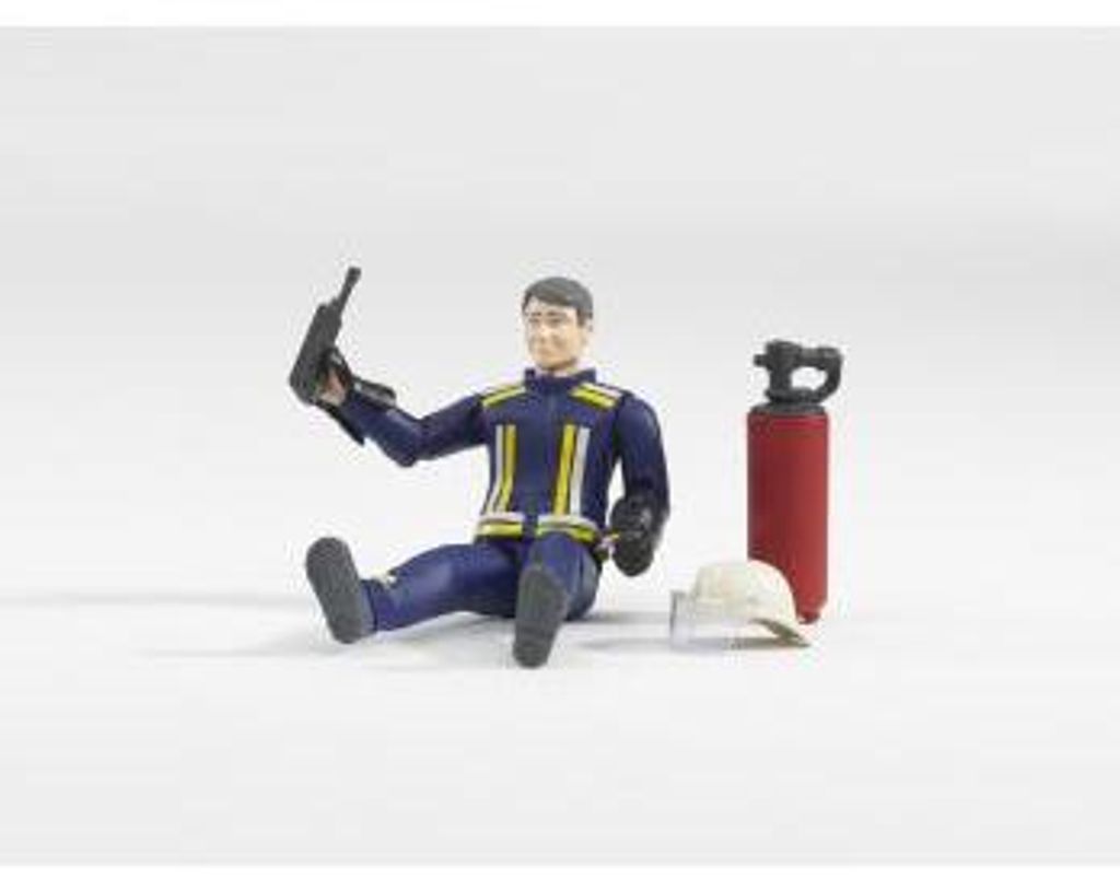 Bruder 60100 Feuerwehrmann mit Zubehör Produktbild 