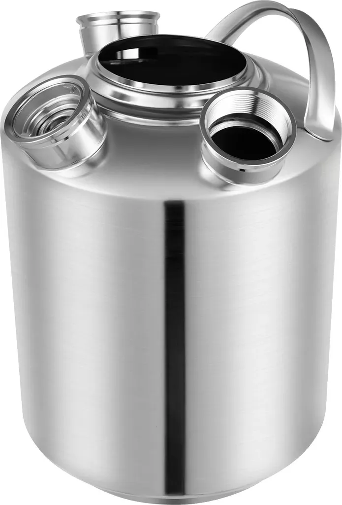 Baril de lavage professionnel inox 304 de 9,8 litres pour brasserie