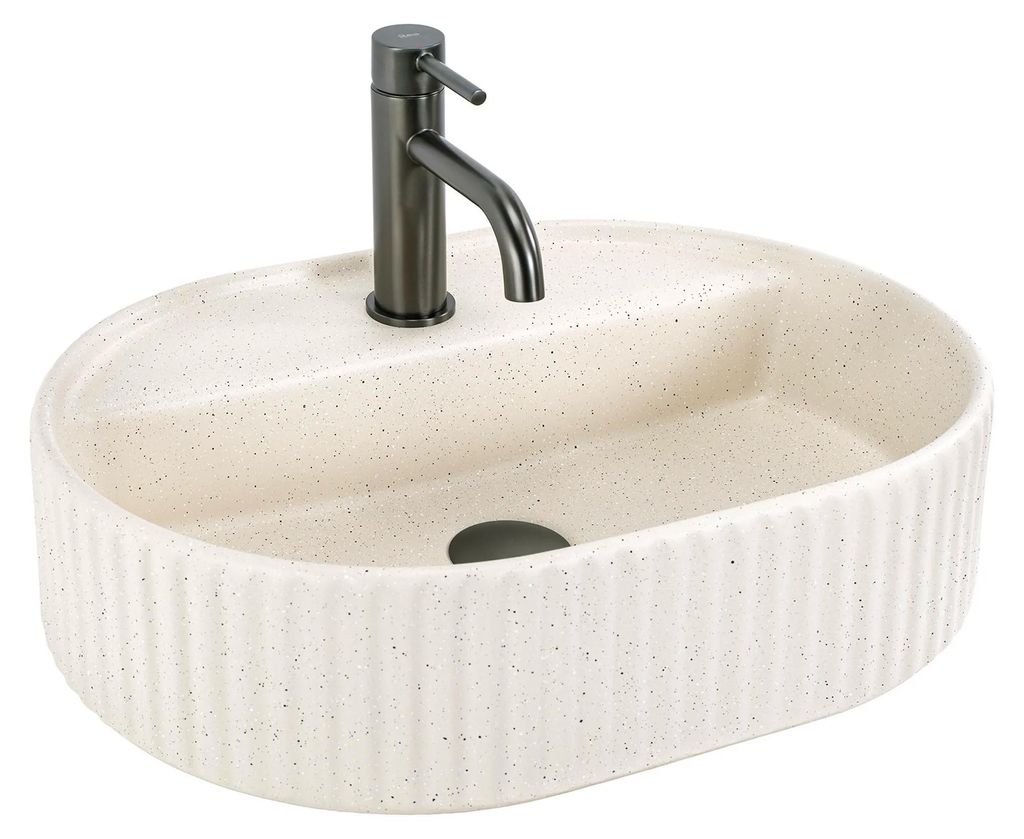 Aufsatzwaschbecken Rea Marcela 50 Vanilla Beige Produktbild 