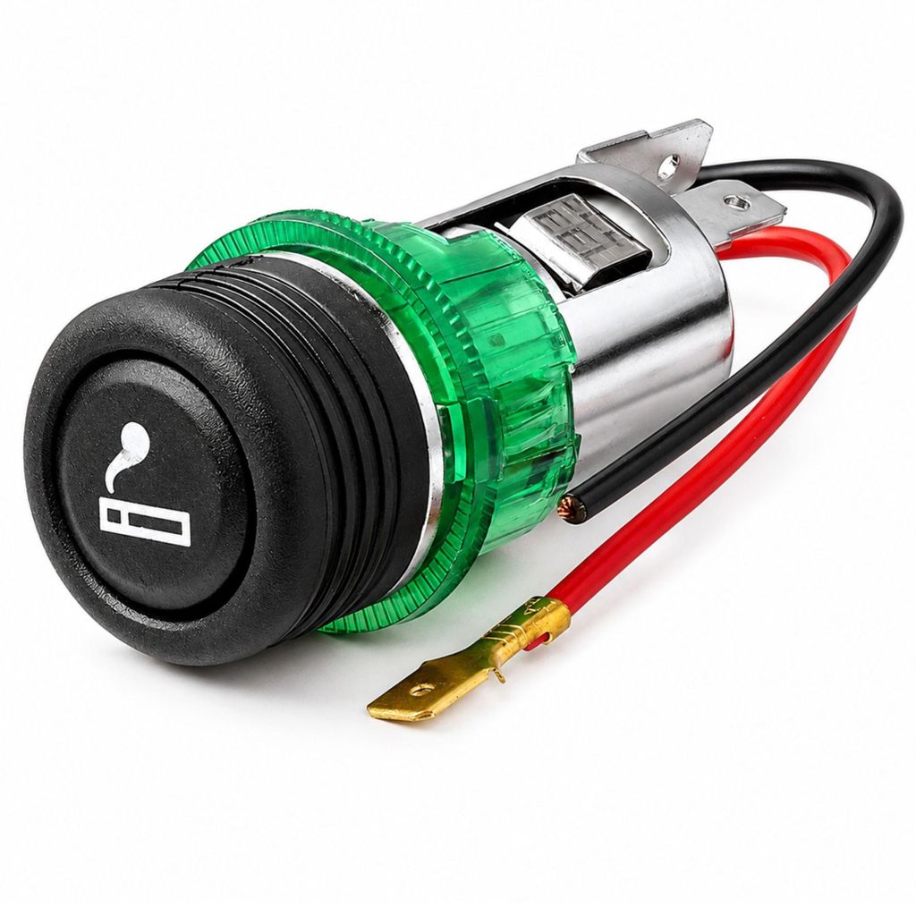 H84C 24V Zigarettenanzünder Einbau-Steckdose beleuchtet – Produktbild 