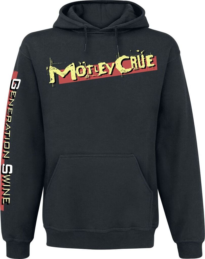Mötley Crüe Kapuzenpullover Herren Generation swine schwarz M