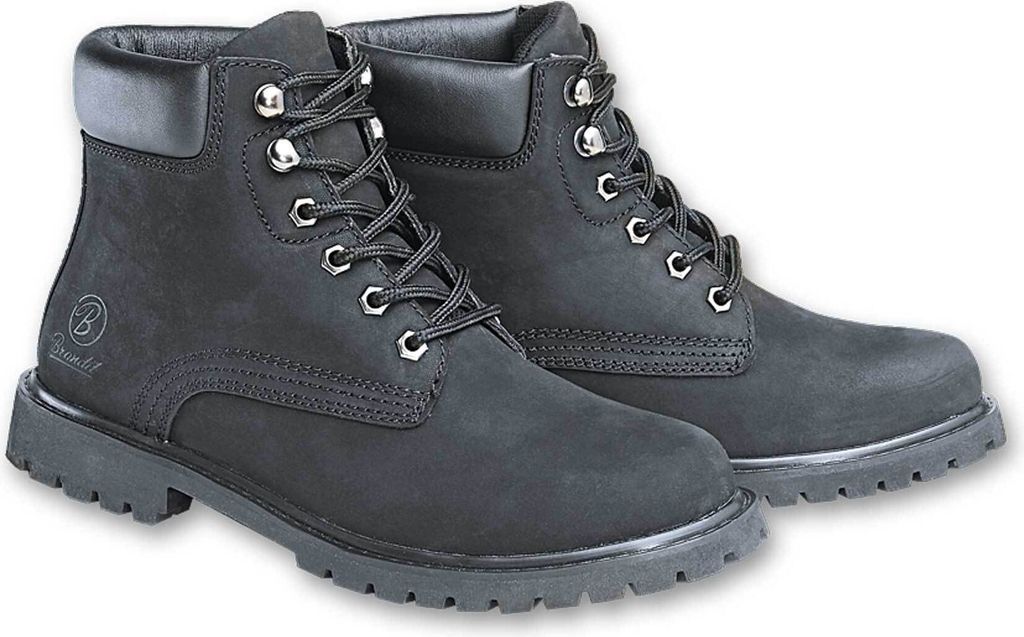Brandit Kenyon Leder Stiefel Größe 39 Farbe Schwarz