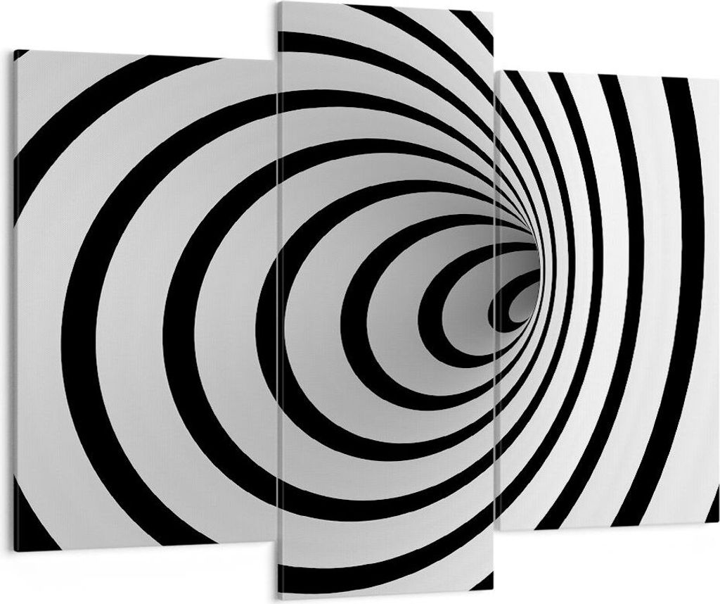 Bild auf Leinwand - Leinwandbild - Spirale abstrakt komposition - 130x100cm - Wand Bild - Wanddeko - Leinwanddruck - Bilder - Kunstdruck - Wanddeko...