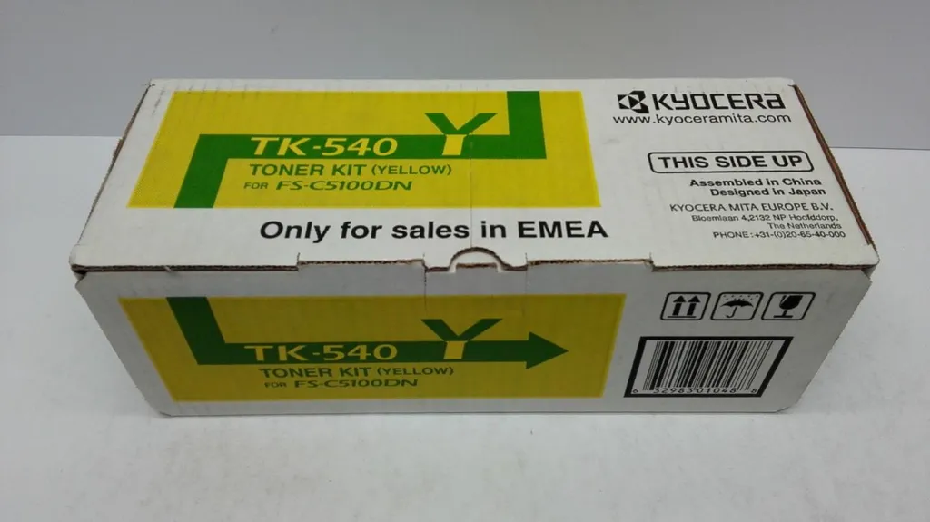Kyocera TK-540Y Toner Giallo Originale 1T02HLAEU0 per FS-C5100DN - 6