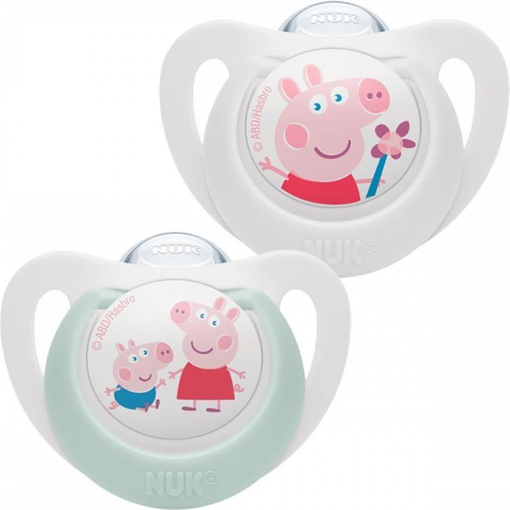 NUK Schnuller Peppa Pig Star 6-18 M. 2 Stück
