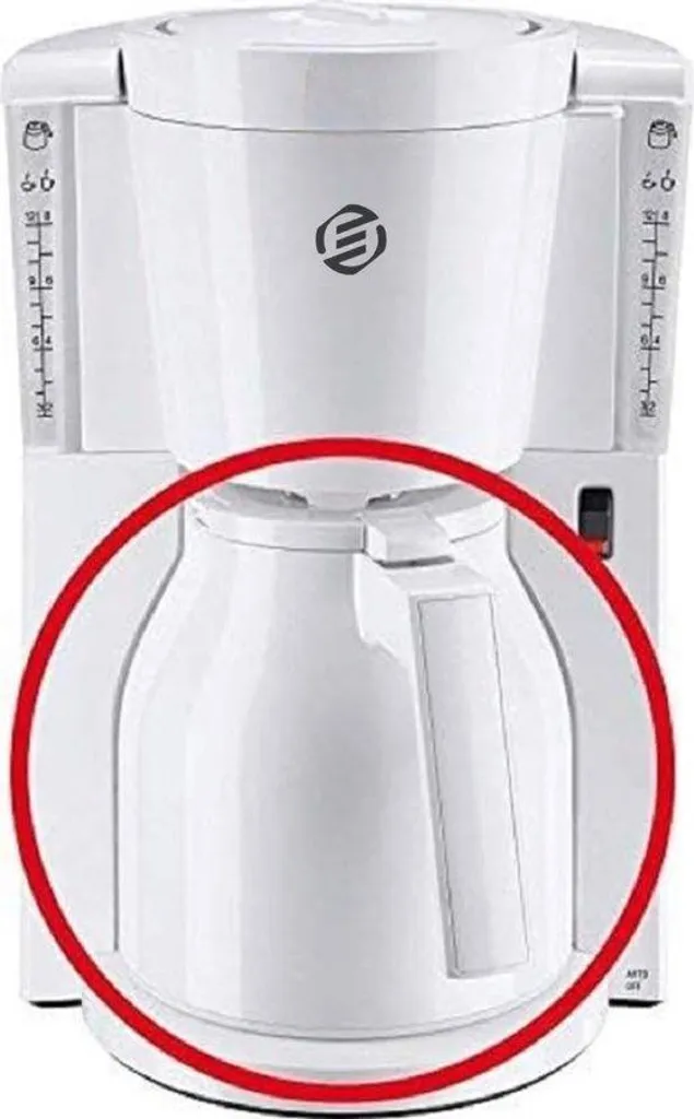 Cafetière pour bureau et famille avec verseuse incassable isolante 1L